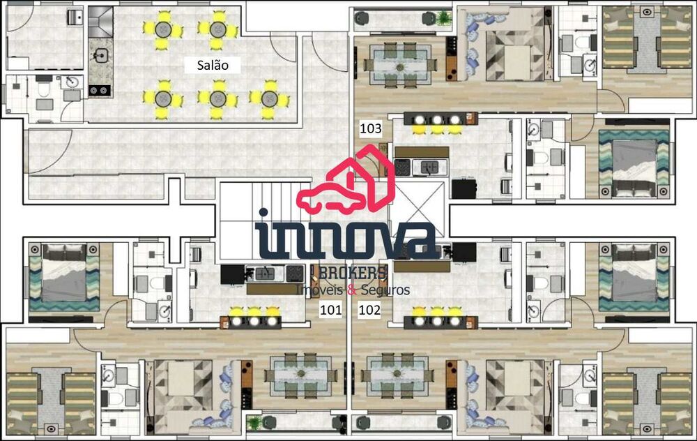 Apartamento, 2 quartos, 60 m² - Foto 7