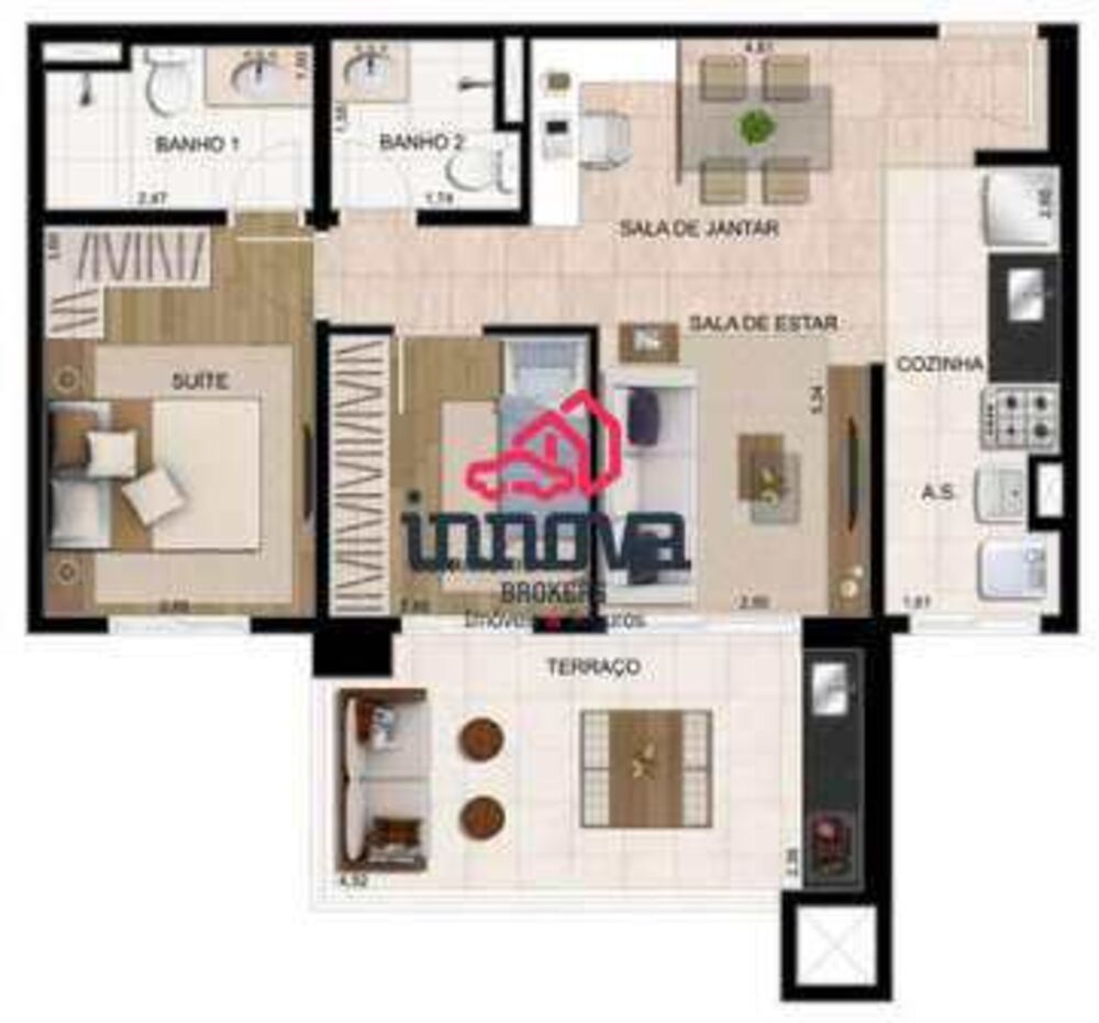 Apartamento, 2 quartos, 68 m² - Foto 12