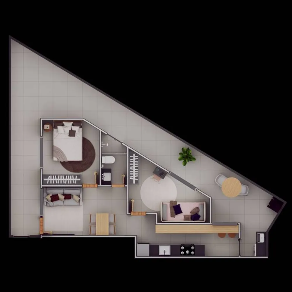 Casa, 2 quartos, 43 m² - Foto 2