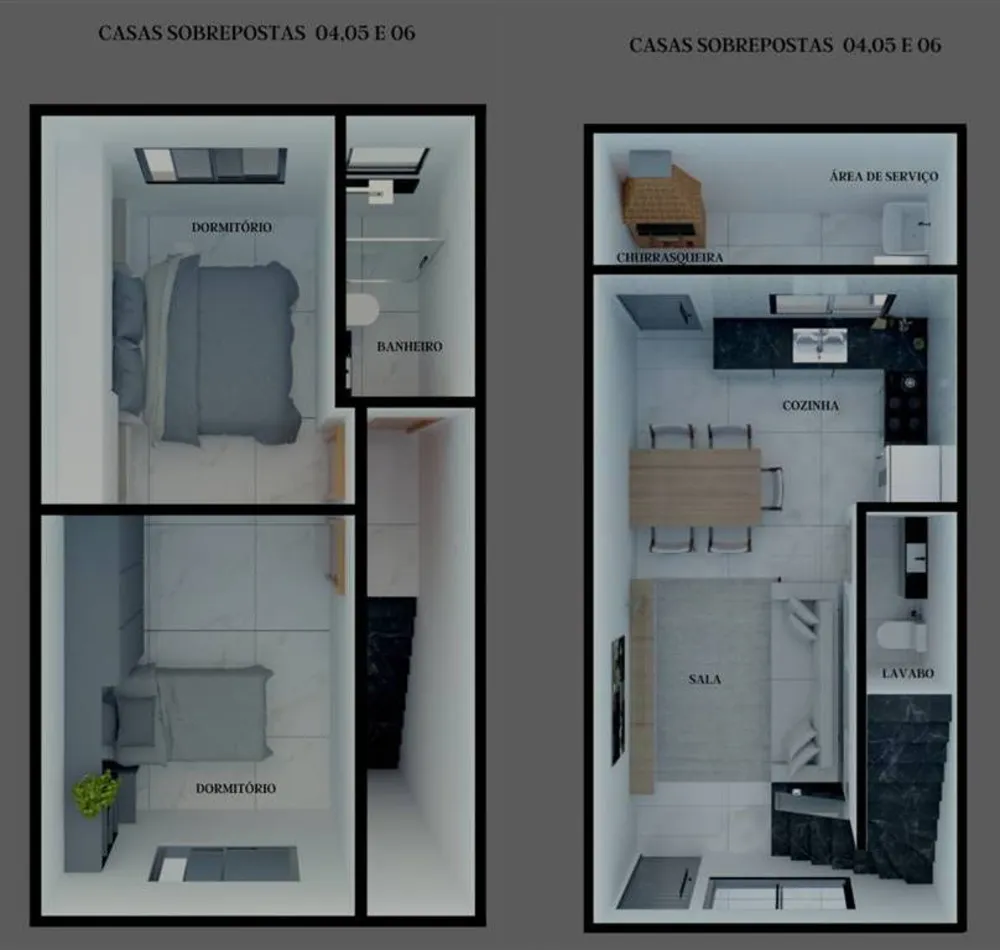 Casa, 2 quartos, 63 m² - Foto 4