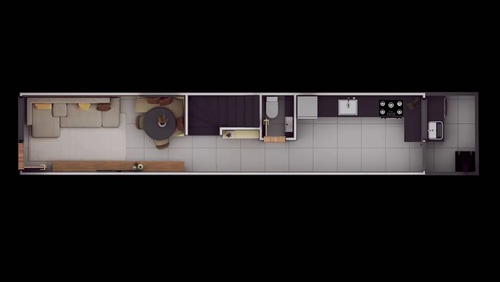 Casa, 2 quartos, 55 m² - Foto 2