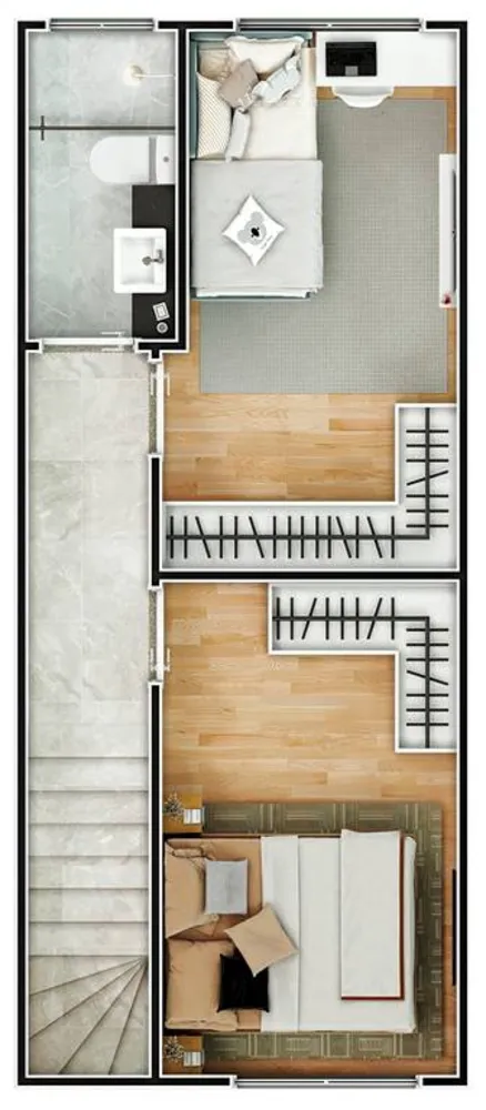 Casa, 2 quartos, 62 m² - Foto 4
