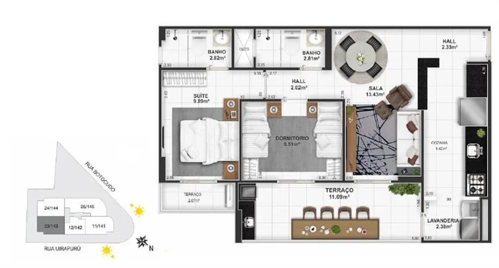 Apartamento, 2 quartos, 75 m² - Foto 4