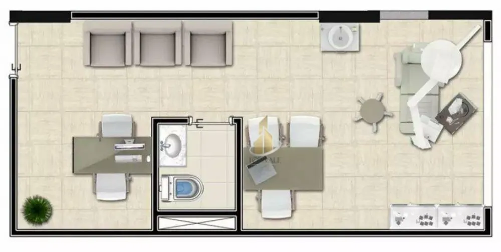 Sala-Conjunto, 36 m² - Foto 9