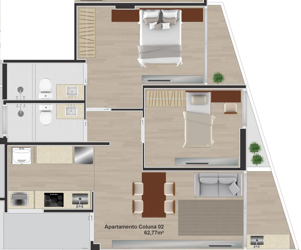 Apartamento, 3 quartos, 76 m² - Foto 6