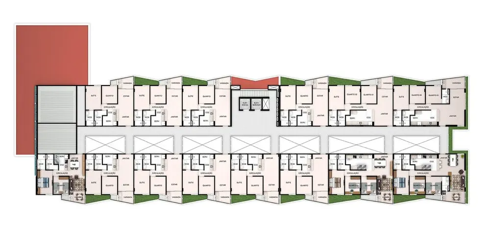 Cobertura, 3 quartos, 134 m² - Foto 8