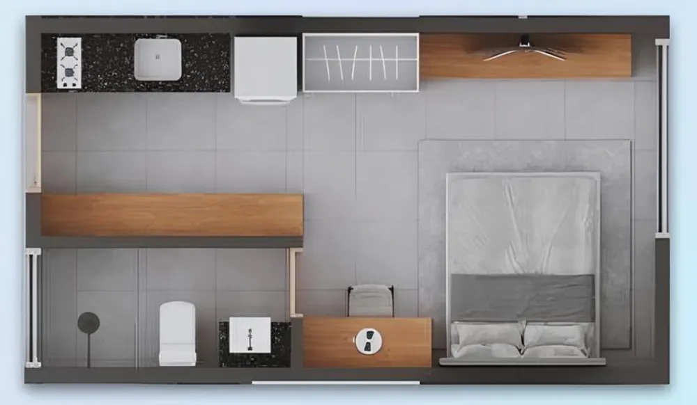 Apartamento, 1 quarto, 22 m² - Foto 8