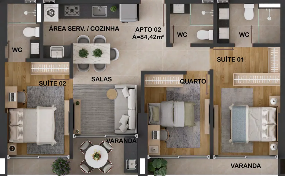 Apartamento, 3 quartos, 117 m² - Foto 10