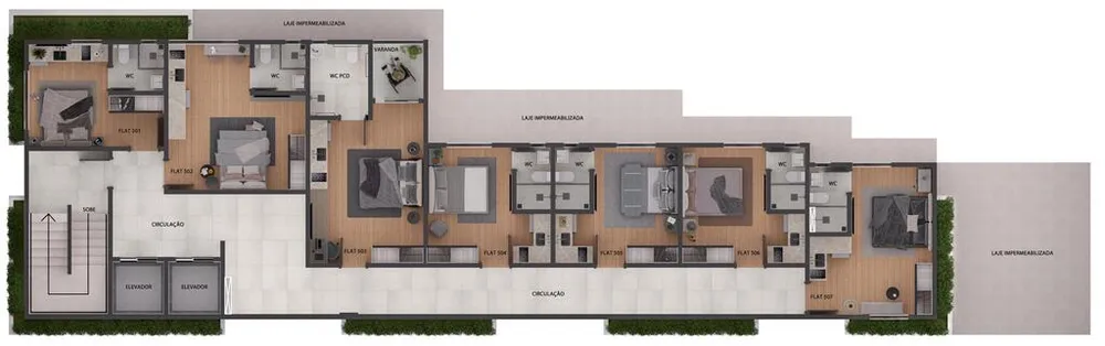 Apartamento, 1 quarto, 22 m² - Foto 9