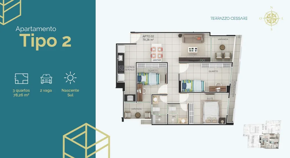 Apartamento, 2 quartos, 64 m² - Foto 5