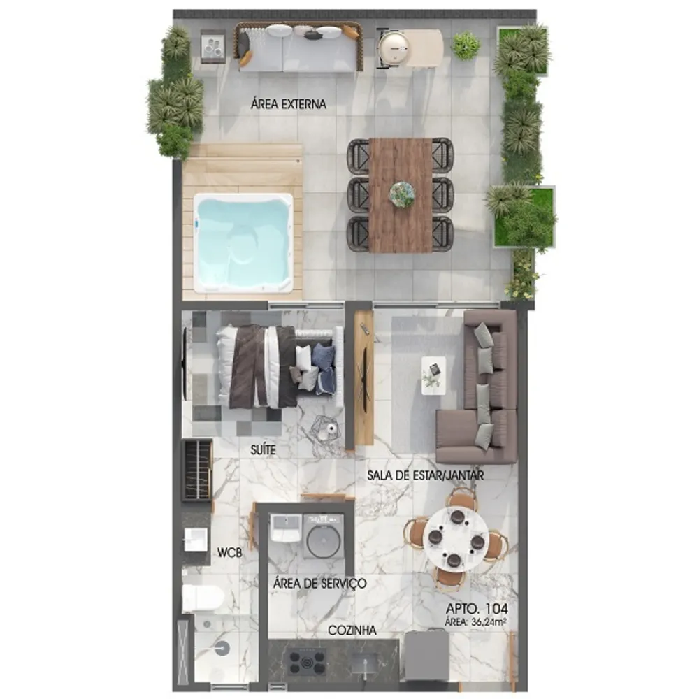 Apartamento, 2 quartos, 123 m² - Foto 5