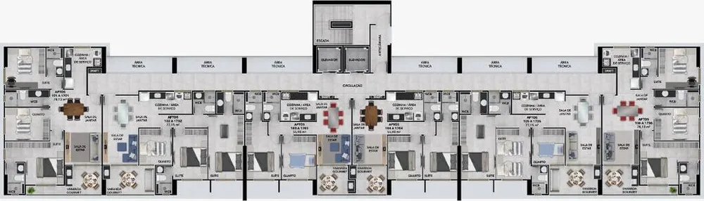 Apartamento, 3 quartos, 77 m² - Foto 7