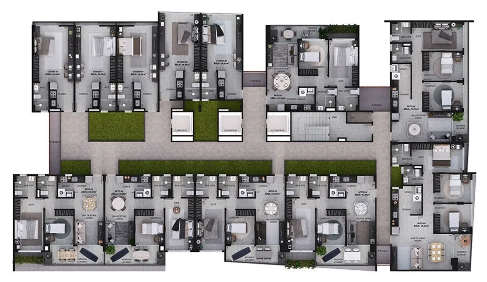 Apartamento, 2 quartos, 61 m² - Foto 7