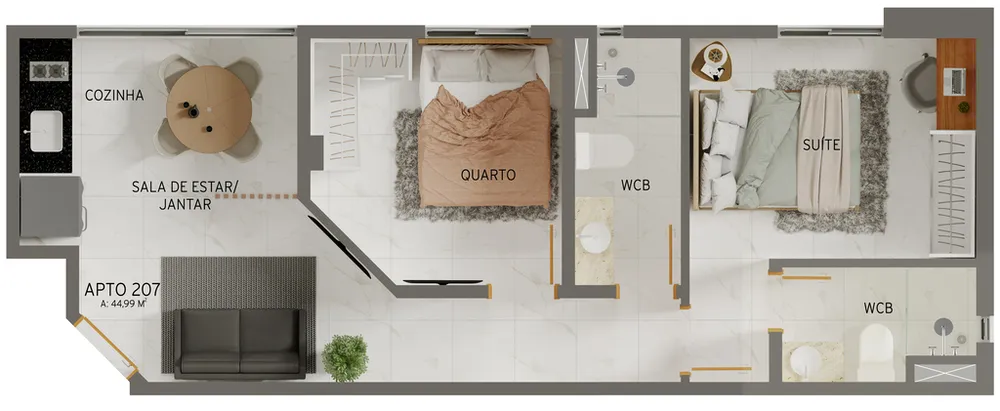 Apartamento, 1 quarto, 40 m² - Foto 11