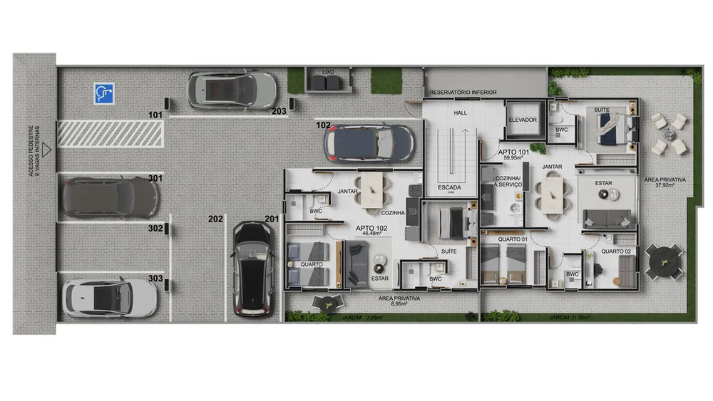 Apartamento, 3 quartos, 105 m² - Foto 12