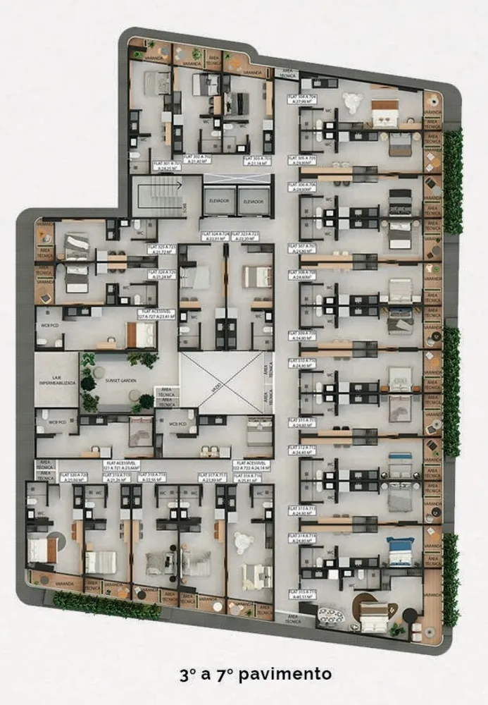 Apartamento, 1 quarto, 27 m² - Foto 10