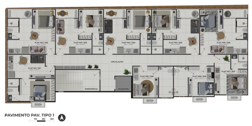 Apartamento, 1 quarto, 37 m² - Foto 6