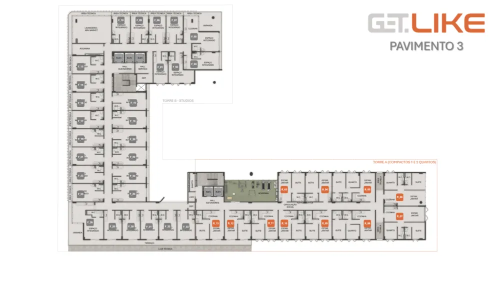 Apartamento, 2 quartos, 51 m² - Foto 3