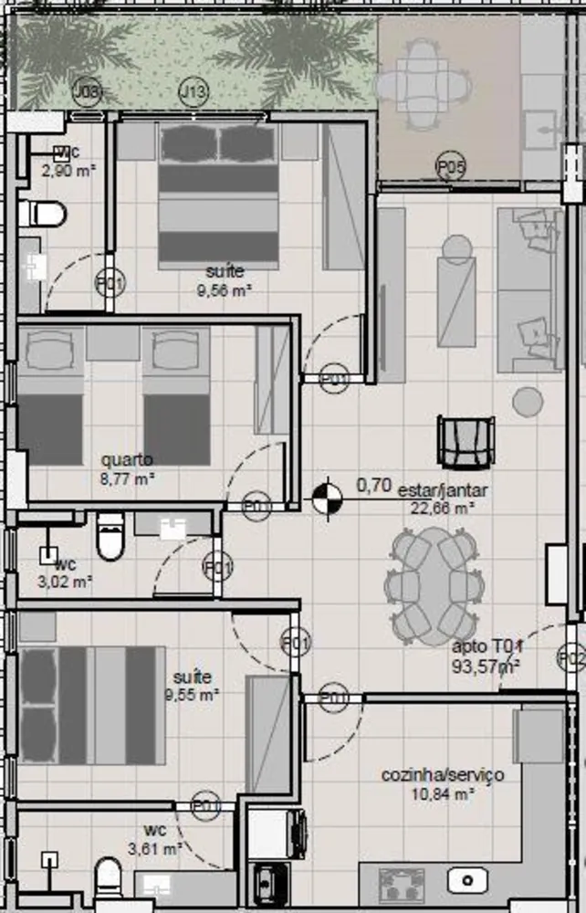 Apartamento, 2 quartos, 78 m² - Foto 5