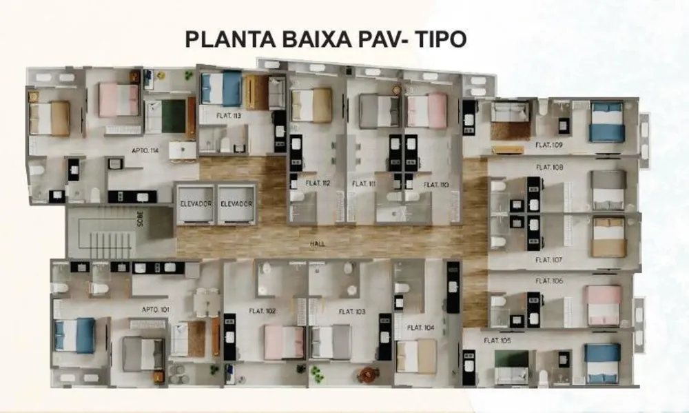 Apartamento, 2 quartos, 53 m² - Foto 11