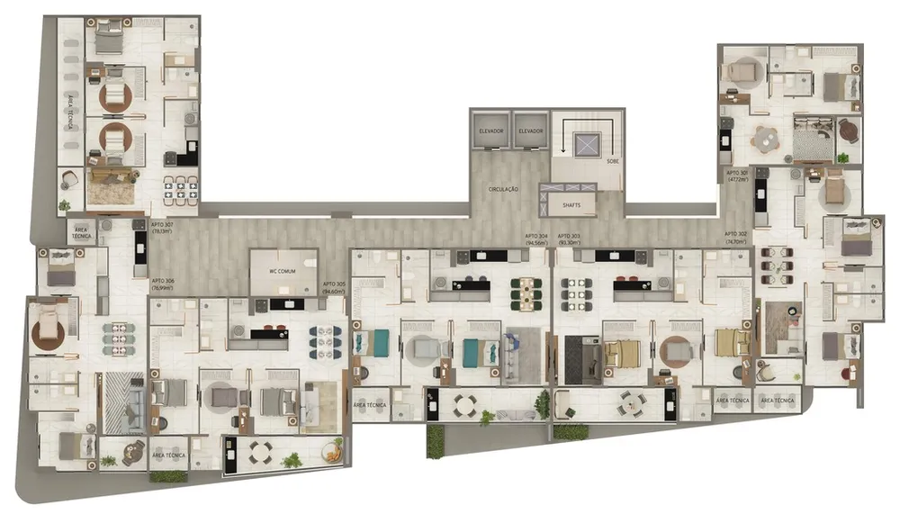 Apartamento, 3 quartos, 95 m² - Foto 8