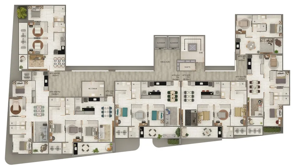 Apartamento, 3 quartos, 95 m² - Foto 9