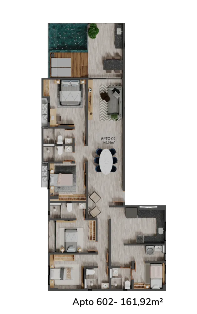 Apartamento, 3 quartos, 106 m² - Foto 11