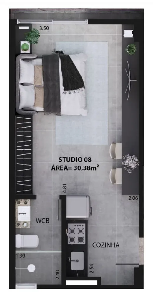 Apartamento, 2 quartos, 61 m² - Foto 8