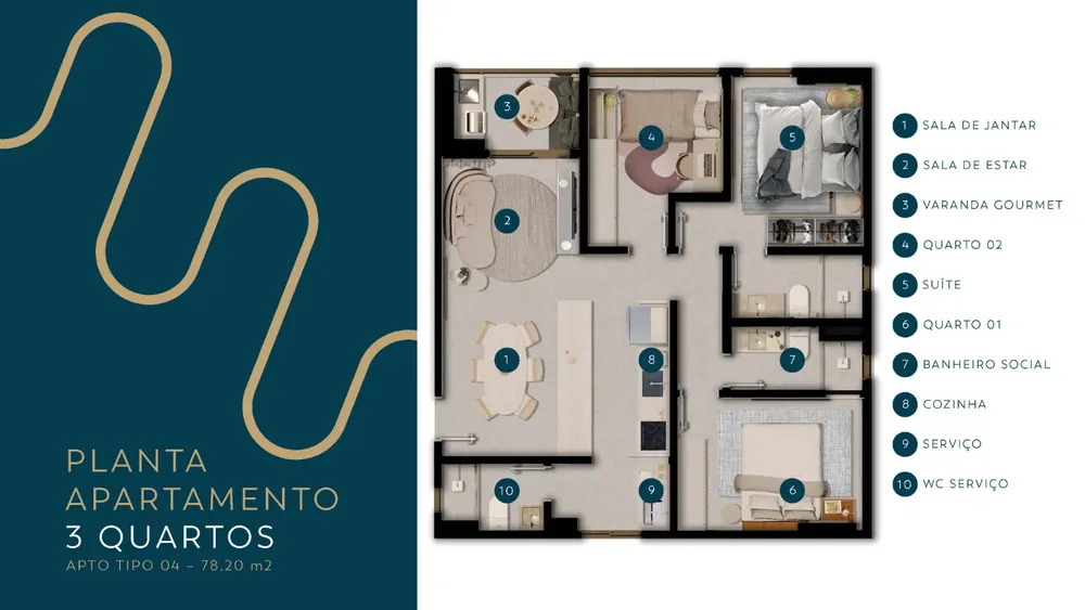 Apartamento, 2 quartos, 60 m² - Foto 5