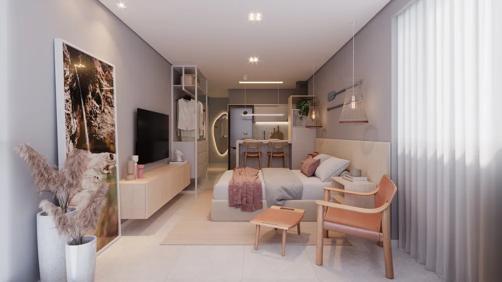 Apartamento, 1 quarto, 21 m² - Foto 3