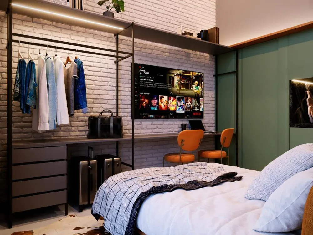 Apartamento, 1 quarto, 42 m² - Foto 3