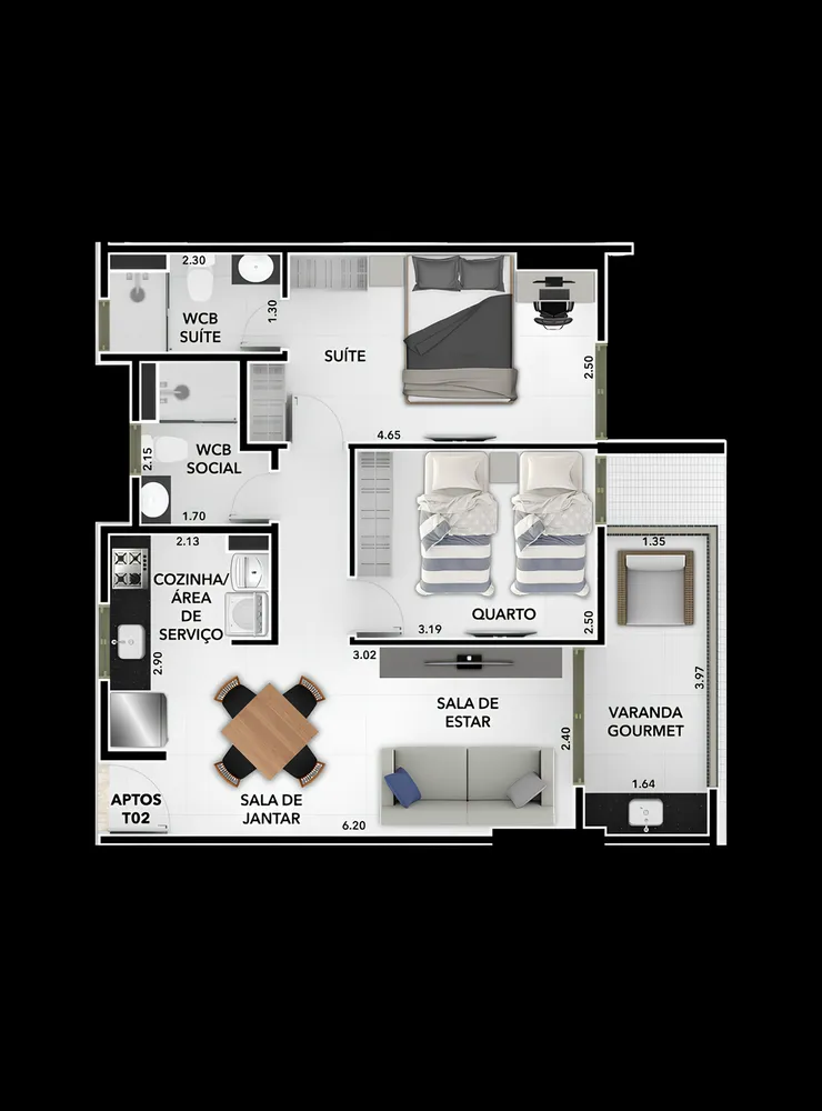 Apartamento, 3 quartos, 80 m² - Foto 11
