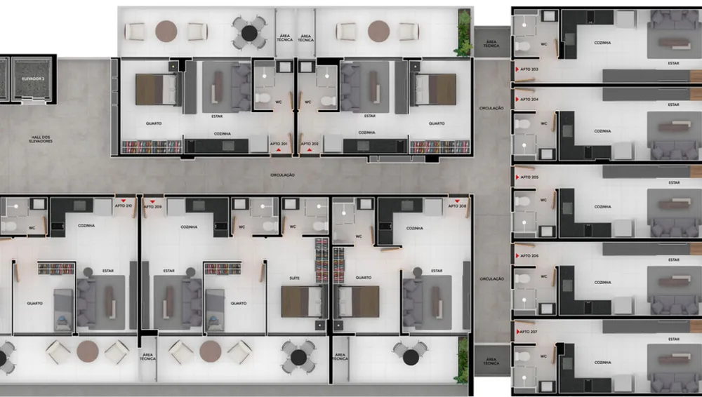 Apartamento, 1 quarto, 60 m² - Foto 10