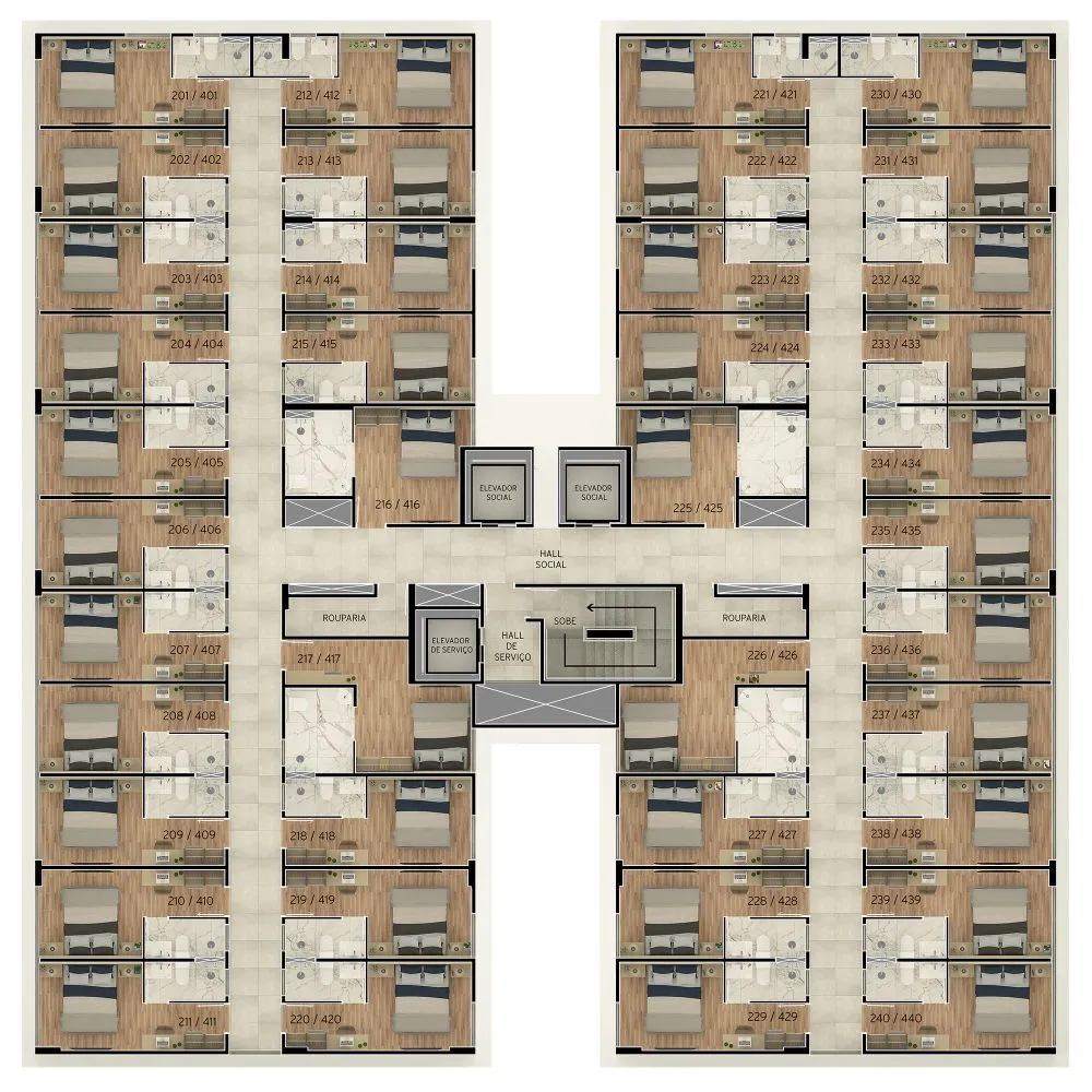 Apartamento, 2 quartos, 65 m² - Foto 11