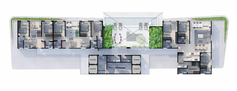 Apartamento, 3 quartos, 76 m² - Foto 2