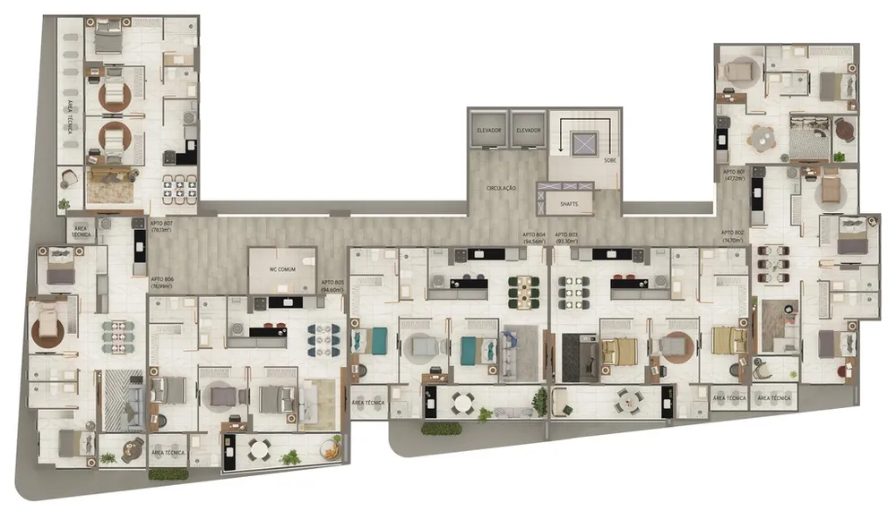 Apartamento, 3 quartos, 78 m² - Foto 10