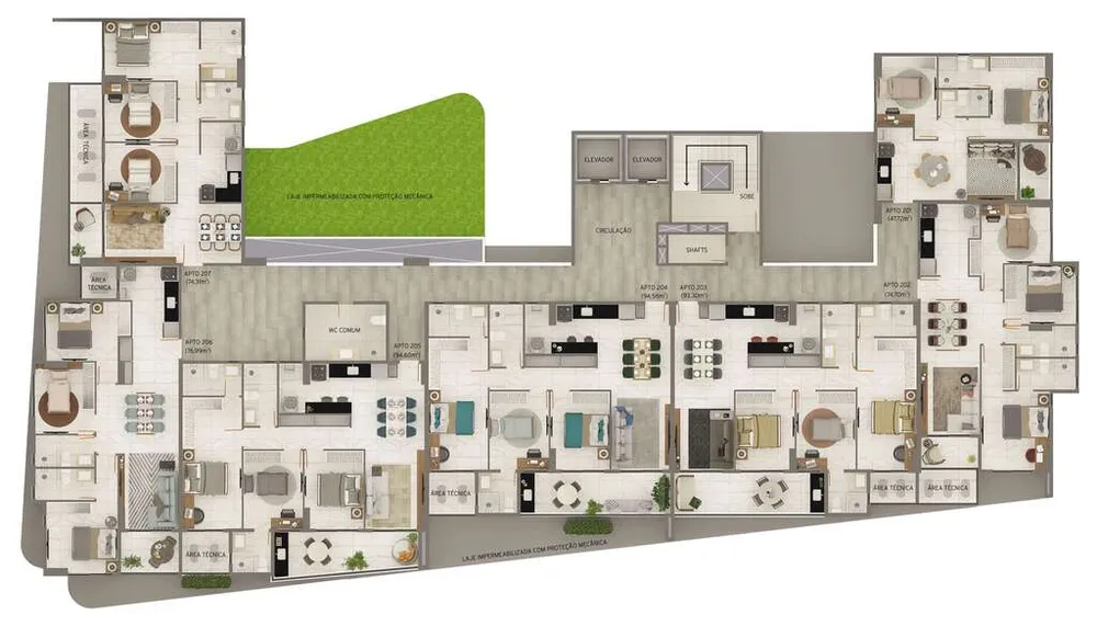 Apartamento, 3 quartos, 78 m² - Foto 6