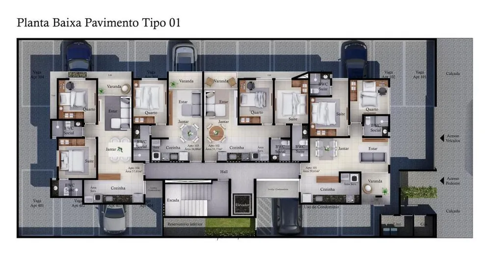 Cobertura, 2 quartos, 104 m² - Foto 10