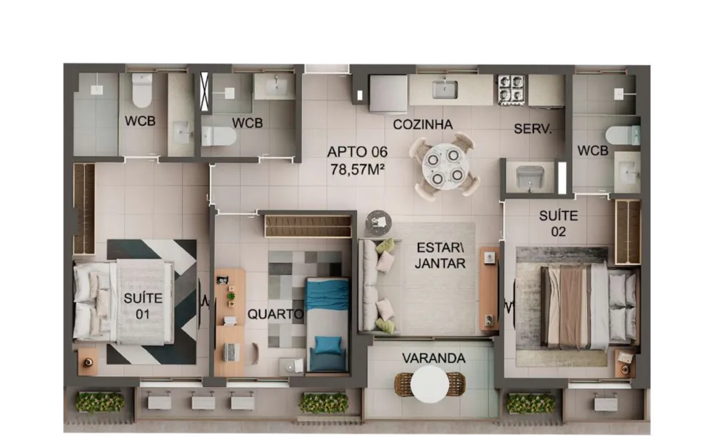 Apartamento, 3 quartos, 114 m² - Foto 11