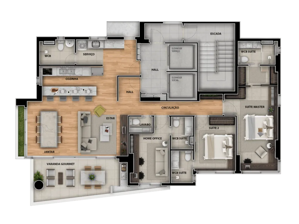 Apartamento, 3 quartos, 145 m² - Foto 12