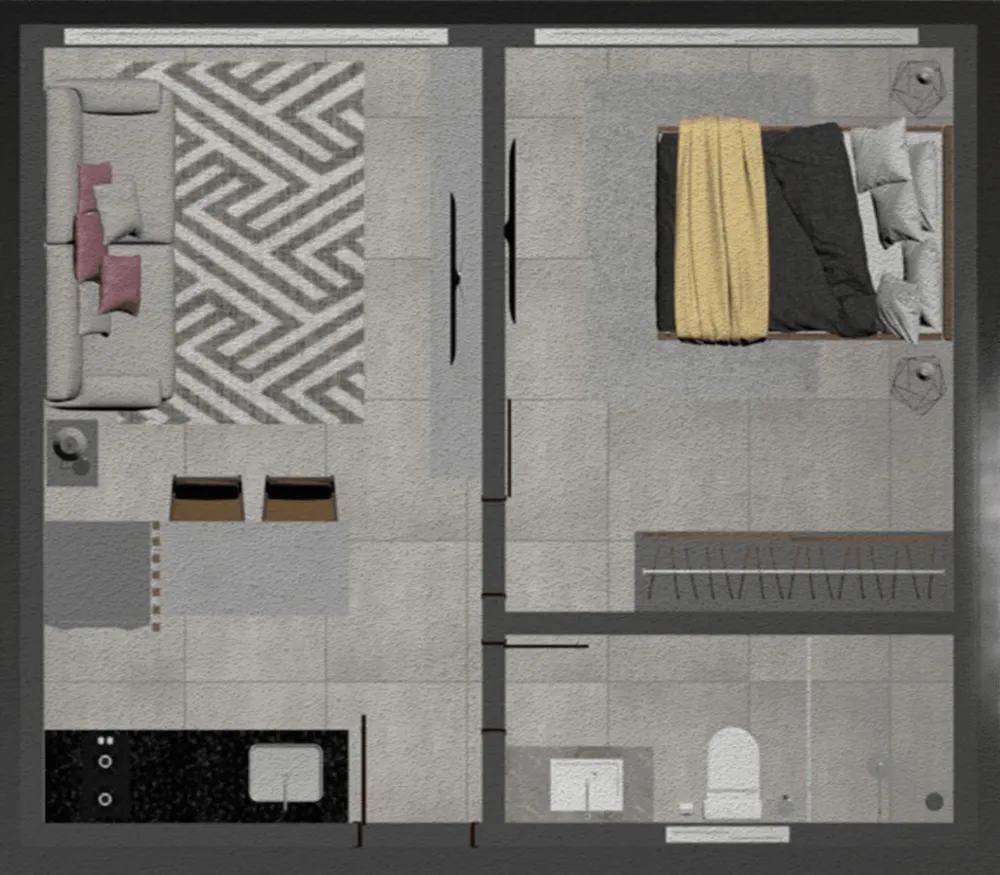 Apartamento, 1 quarto, 43 m² - Foto 7