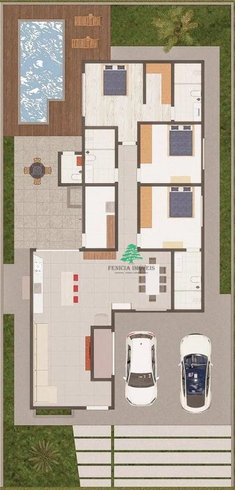Casa de Condomínio, 3 quartos - Foto 8