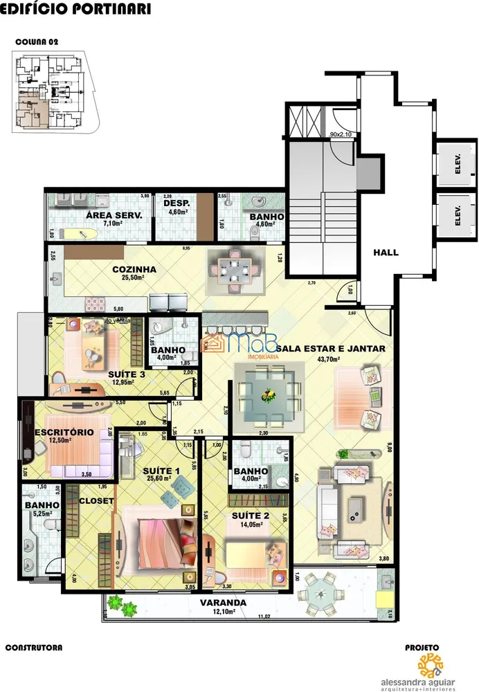 Apartamento, 3 quartos, 210 m² - Foto 5