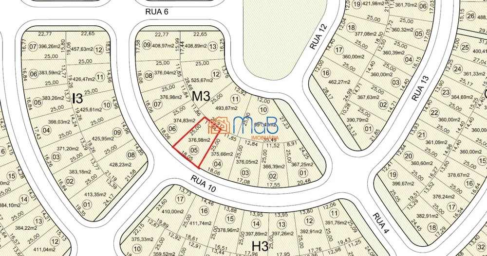 Terreno, 378 m² - Foto 1
