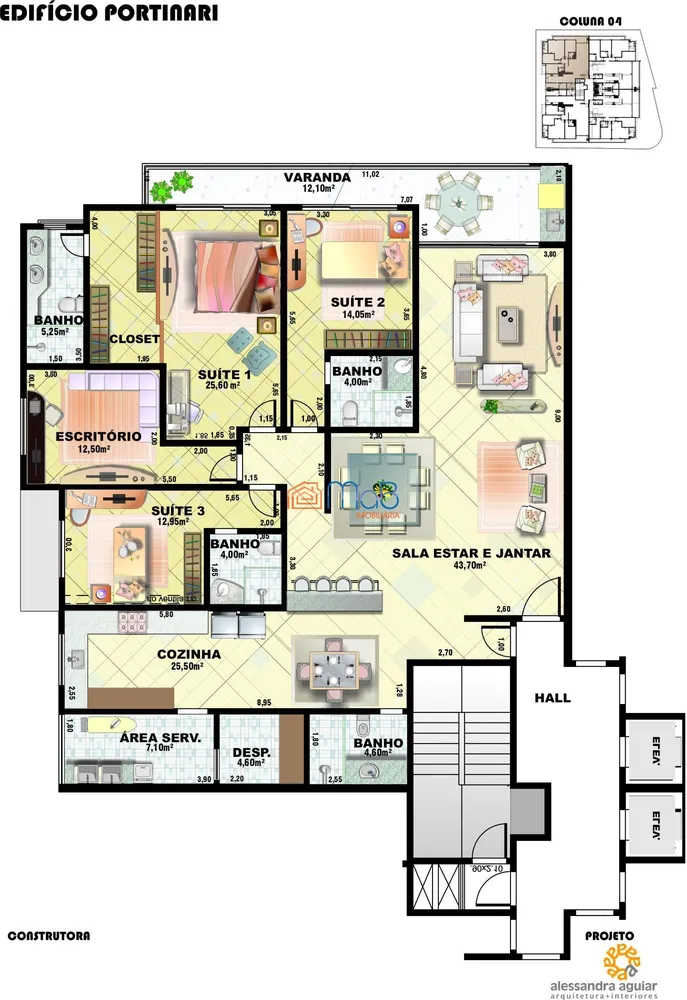 Apartamento, 3 quartos, 210 m² - Foto 6
