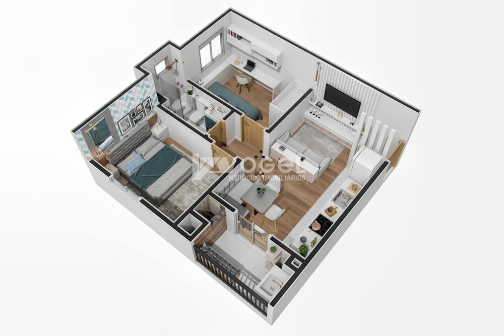 Apartamento à venda com 2 quartos, 47m² - Foto 7