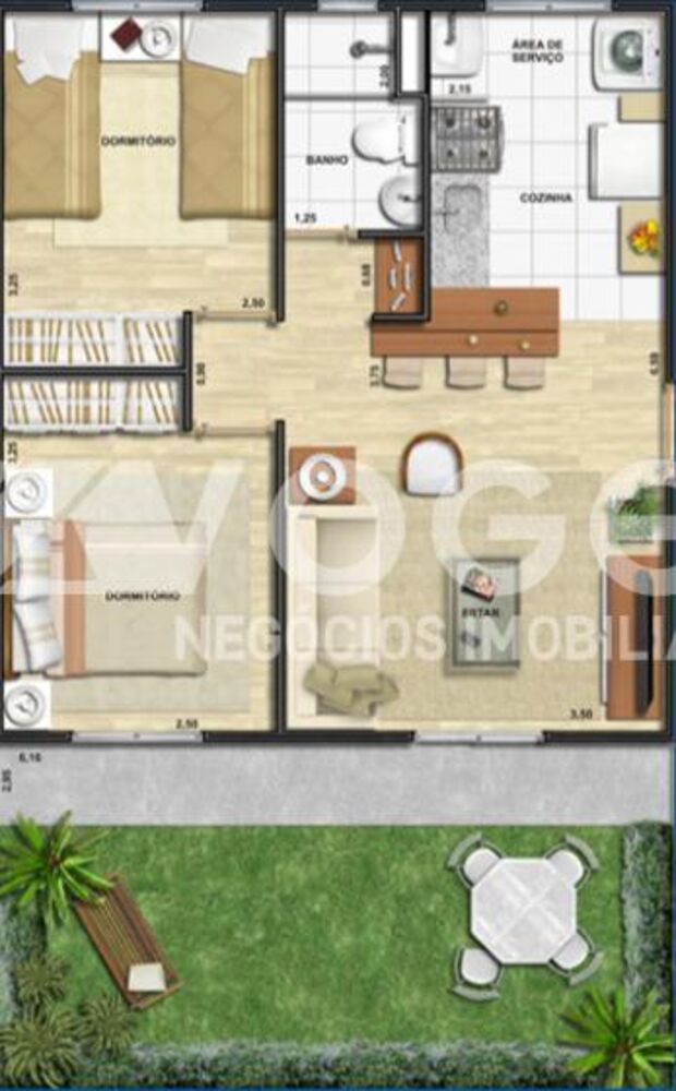 Apartamento, 2 quartos, 42 m² - Foto 37