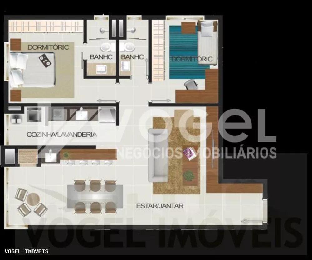 Apartamento à venda com 3 quartos - Foto 4