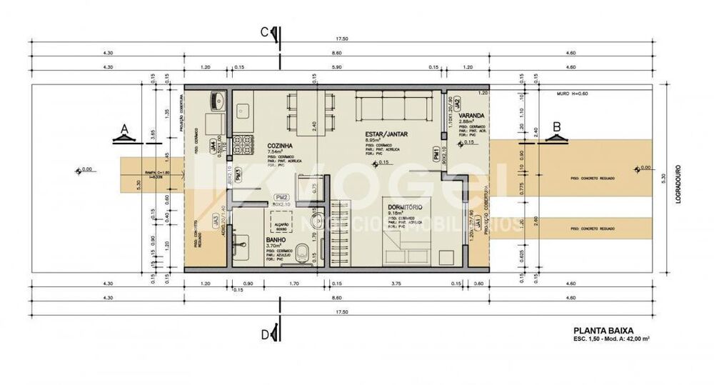 Casa, 2 quartos - Foto 1