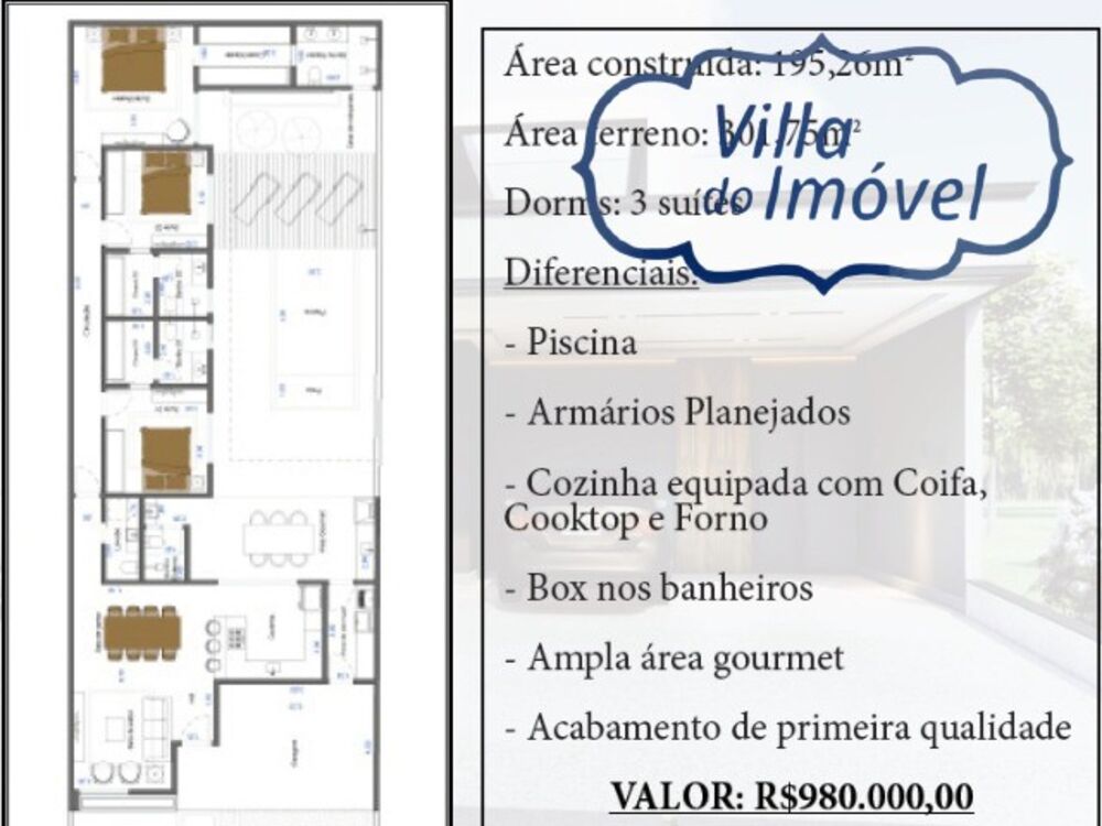 Casa de Condomínio, 3 quartos - Foto 6